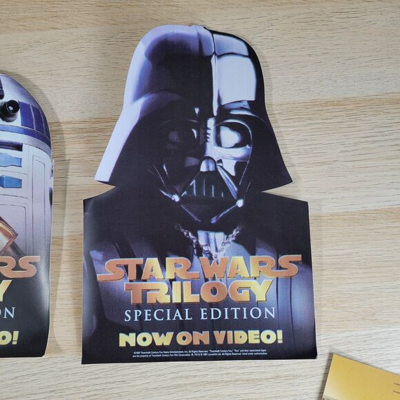 Vtg 90s Star Wars Trilogy Special Edition Movie Promo Video Store Topper Display - Picture 4 of 15
